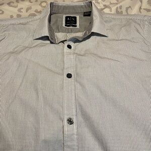 Armani Exchange button down dress shirt Size XL